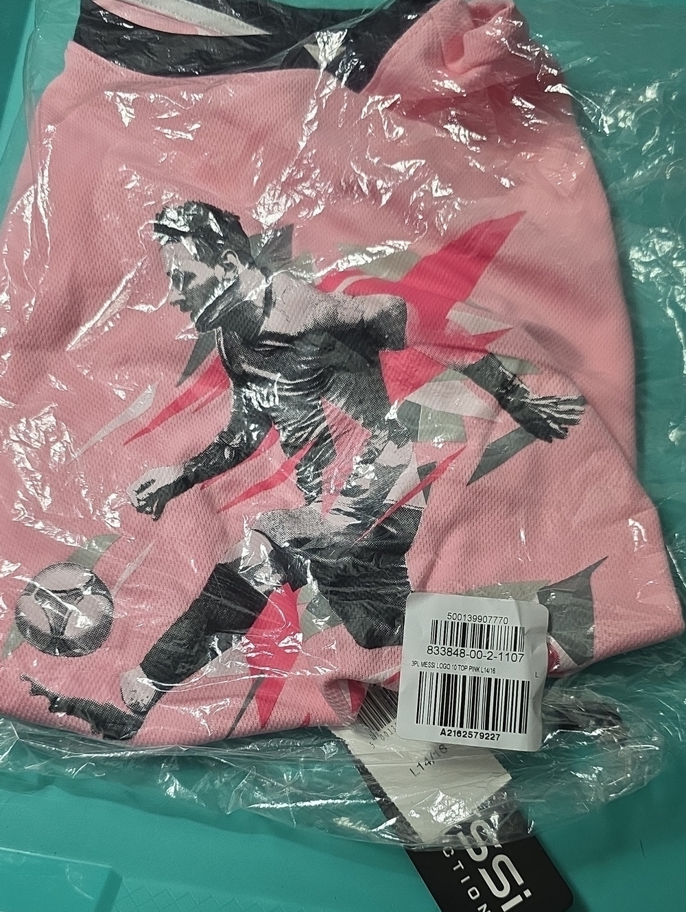 Old Navy Pink Graphic Soccer Tee for Kids